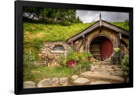 Baggin Hobbit Home New Zealand-null-Framed Art Print