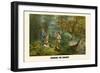 Bagging the Badger-Henry Thomas Alken-Framed Art Print