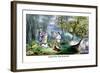 Bagging the Badger-Henry Thomas Alken-Framed Art Print