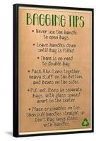 Bagging Tips Sign-null-Framed Poster