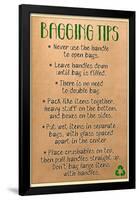 Bagging Tips Sign-null-Framed Poster