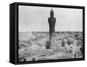 Baghdad Minaret-null-Framed Stretched Canvas