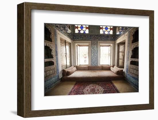 Baghdad Pavilion Room of the Topkapi Palace in Istanbul, Turkey-Carlo Acenas-Framed Photographic Print