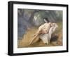 Bagnante, 1844, Francesco Hayez (painting)-Francesco Hayez-Framed Giclee Print