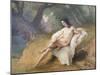 Bagnante, 1844, Francesco Hayez (painting)-Francesco Hayez-Mounted Giclee Print