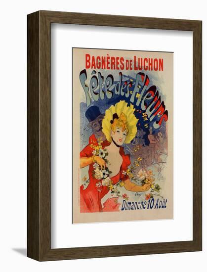 Bagnères de Luchon-Fête des Fleurs-Cheret-Framed Art Print