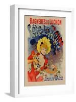 Bagnères de Luchon-Fête des Fleurs-Cheret-Framed Art Print