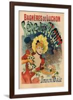 Bagneres-De-Luchon in the Flower Festival-Jules Chéret-Framed Art Print