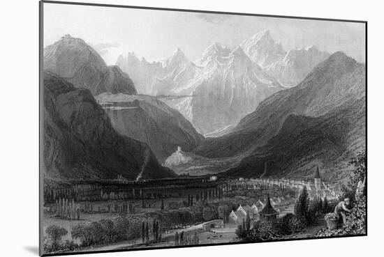 Bagneres de Luchon-Thomas Allom-Mounted Art Print