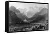 Bagneres de Luchon-Thomas Allom-Framed Stretched Canvas