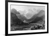 Bagneres de Luchon-Thomas Allom-Framed Premium Giclee Print