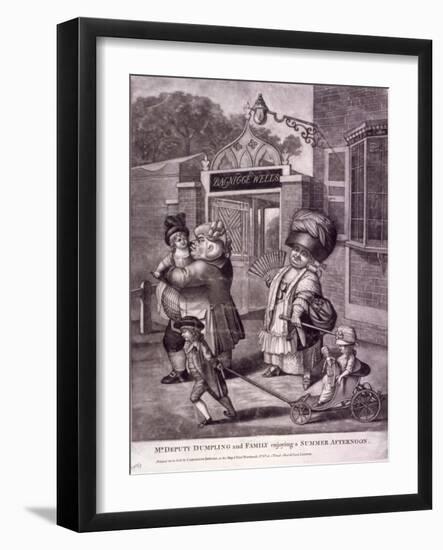 Bagnigge Wells, St Pancras, London, C1780-null-Framed Giclee Print