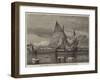 Bagozzo, Off the Arsenal, Venice, Murano in the Distance-Edward William Cooke-Framed Giclee Print