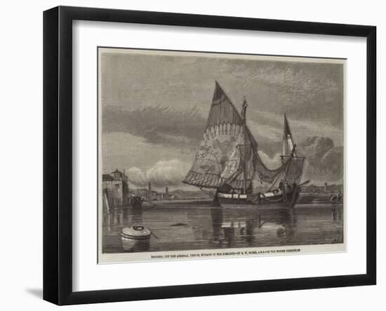 Bagozzo, Off the Arsenal, Venice, Murano in the Distance-Edward William Cooke-Framed Giclee Print