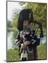 Bagpiper, Scotland, United Kingdom, Europe-Nigel Francis-Mounted Photographic Print