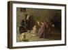 Bagpipers of Brianza, C. 1883-1885-Giovanni Segantini-Framed Giclee Print