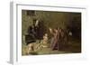 Bagpipers of Brianza, C. 1883-1885-Giovanni Segantini-Framed Giclee Print