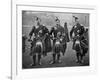 Bagpipers of the 1st Scots Guards-null-Framed Photographic Print