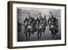 Bagpipers of the 1st Scots Guards-null-Framed Photographic Print