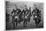 Bagpipers of the 1st Scots Guards-null-Mounted Photographic Print