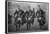 Bagpipers of the 1st Scots Guards-null-Framed Stretched Canvas