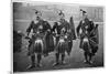 Bagpipers of the 1st Scots Guards-null-Mounted Photographic Print