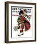 "Bagpipes," Saturday Evening Post Cover, September 10, 1932-Edgar Franklin Wittmack-Framed Giclee Print