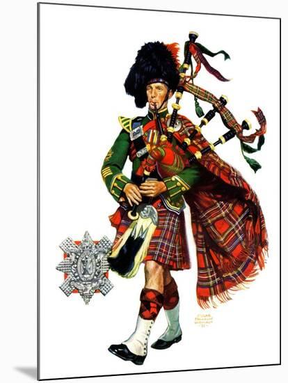 "Bagpipes,"September 10, 1932-Edgar Franklin Wittmack-Mounted Giclee Print