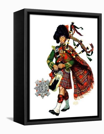 "Bagpipes,"September 10, 1932-Edgar Franklin Wittmack-Framed Stretched Canvas