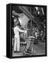 Bags Being Filled at the Spillers Animal Foods Plant, Gainsborough, Lincolnshire, 1962-Michael Walters-Framed Stretched Canvas