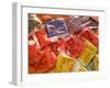 Bags of Powdered Dyes at the Mercado Hidalgo, Guanajuato, Mexico-Julie Eggers-Framed Photographic Print