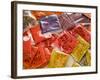 Bags of Powdered Dyes at the Mercado Hidalgo, Guanajuato, Mexico-Julie Eggers-Framed Photographic Print