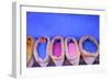 Bags of Powdered Pigment to Make Paint, Chefchaouen, Morocco, North Africa-Neil Farrin-Framed Photographic Print