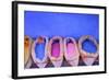 Bags of Powdered Pigment to Make Paint, Chefchaouen, Morocco, North Africa-Neil Farrin-Framed Photographic Print