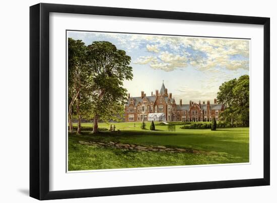 Bagshot Park, Surrey, Home of the Duke of Connaught, C1880-Benjamin Fawcett-Framed Giclee Print