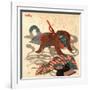 Bagu-Kubo Shunman-Framed Giclee Print