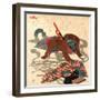 Bagu-Kubo Shunman-Framed Giclee Print