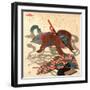 Bagu-Kubo Shunman-Framed Giclee Print