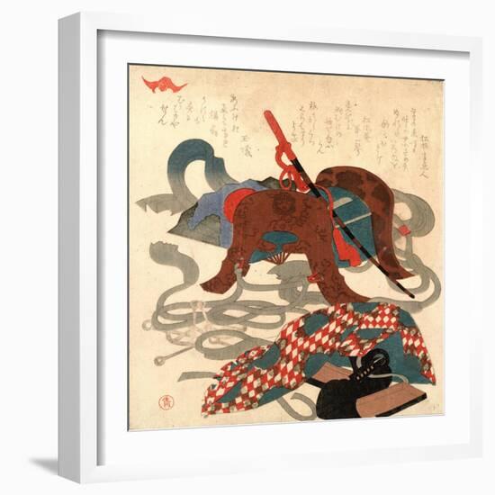 Bagu-Kubo Shunman-Framed Giclee Print