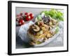 Baguette with Mushrooms and Onions-null-Framed Photographic Print