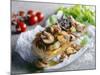 Baguette with Mushrooms and Onions-null-Mounted Photographic Print