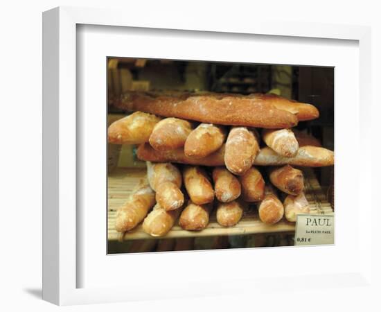 Baguettes in the Window of the Paul Bread Shop, Lille, Flanders, Nord, France-David Hughes-Framed Photographic Print