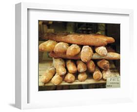 Baguettes in the Window of the Paul Bread Shop, Lille, Flanders, Nord, France-David Hughes-Framed Photographic Print