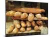 Baguettes in the Window of the Paul Bread Shop, Lille, Flanders, Nord, France-David Hughes-Mounted Photographic Print