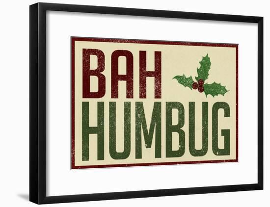 Bah Humbug!-null-Framed Poster