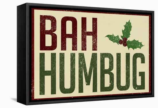 Bah Humbug!-null-Framed Stretched Canvas