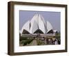 Baha'I House of Worship, Lotus Temple, Delhi, India, Asia-null-Framed Photographic Print