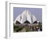 Baha'I House of Worship, Lotus Temple, Delhi, India, Asia-null-Framed Photographic Print