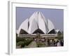 Baha'I House of Worship, Lotus Temple, Delhi, India, Asia-null-Framed Photographic Print