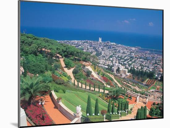 Baha'i Shrine and Garden, Israel-Barry Winiker-Mounted Premium Photographic Print